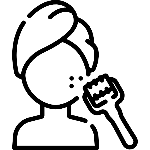 El barbero MB - Haar- und Hautpflegebehandlungen -  Dermaroller-Symbol